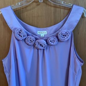 💜Lavender Rosebud Blouse